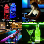 2Pcs Heart Dog Paw LED Car Cup Holder Coasters 7 Colors Lights Up Cups | with USB of Car Accessories for SUV Trucks Sedans,Waterproof Interior Atmosphere Lamp,Gifts for Women Men Pet Love