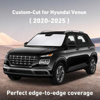 Windshield Sunshade Compatible for Hyundai Venue 2020-2023 2024 2025, Sun Visor for Front Windshield & Window Sun Shade Cover, UV Heat Blocker & Protector, Car Accessories