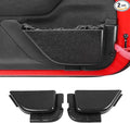 for Wrangler JK Front Door Pockets Storage for Jeep Wrangler JK JKU Sport X Sahara Rubicon 2011-2017 Black Accessories 2pcs