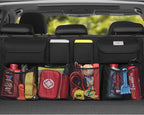 Car Trunk Organizer, LARGE CAPACITY(43 x 19 in) Car Storage Bag with 8 Pockets, 7X Upgraded Trunk Storage Organizer for Car, SUV, Truck, MPV