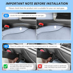 2PCS 3 in 1 Car Seat Gap Filler Organizer with Emergency Hammer,Upgraded Car Seat Gap Plug with Storage Slot & Cars Hook,Versatile in Between Cars Seats Catcher for Gaps Blocking