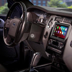 ICFD6BN Double DIN Radio Installation Dash Kit Compatible with Select 2007-2010 Ford and Mercury Vehicles - Complete Basic Aftermarket Car Stereo Install Kit - See Fit Guide Image for Vehicles