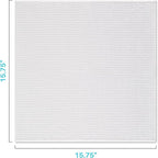 Large Microfiber Waffle Weave Cleaning Cloth,Highly Absorbent Kitchen Towels,Quick Drying Lint Free Dish Towels for Kitchen,6 Pack,White,15.7×15.7 inch