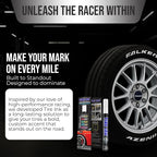 White Tire Paint Pen - Waterproof Permanent Paint pens for Car Wheels Lettering | Car Wash Safe and Durable | Made in Japan (Pack of 1)