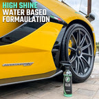 Wet Tire Dressing Spray - Extremely High Shine Tire Dressing for That Wet Look - No Sling, Non-Greasy Silicone Formula with UV Protection - Easy to Apply, Minimal Cure Time - 16 fl oz