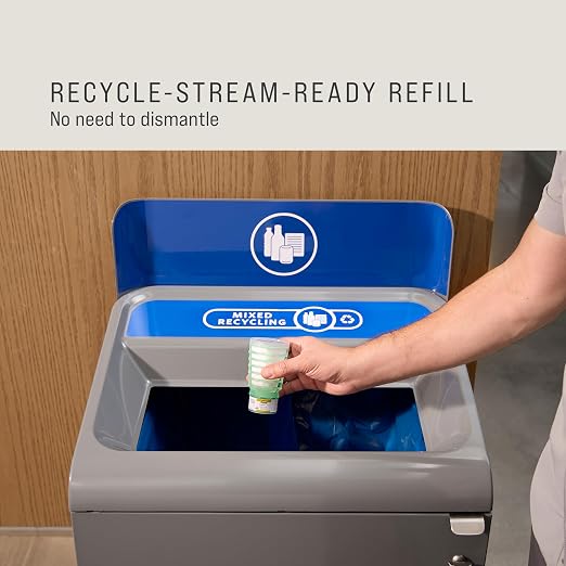 TCell Air Freshener Refill Citrus Odor Neutralizing Long Lasting Consistent Battery Free for Restrooms in Restaurants/Hotels/Schools/Airports/Offices