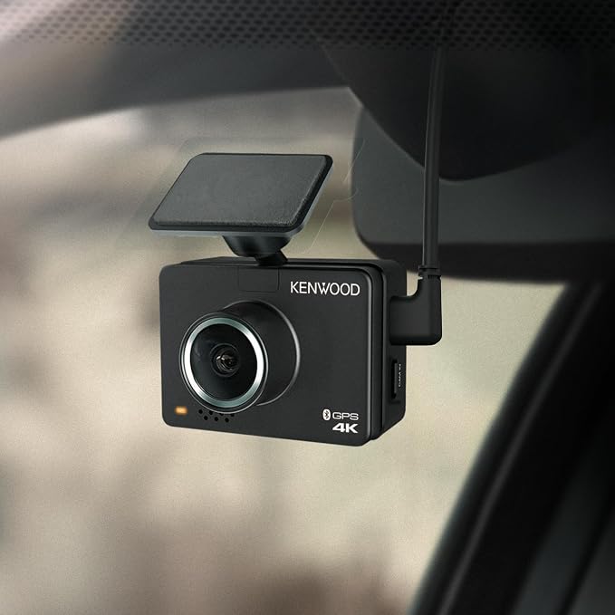 DRV-A610WDP Dash Cam Front and Rear with GPS, 4K/2K Dash Camera for Cars, Trucks & RVs, Bluetooth & WiFi Support, Loop Recording, G Sensor, Motion Detection, Includes 64GB Micro SD Card