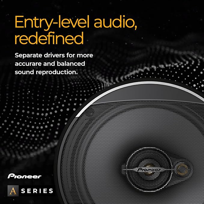 A-Series Standard TS-A6881F 6” x 8” 4-Way Speakers (Pair) – 350W Max, Balanced Sound + Smooth Treble, Enhanced Bass, Great Stock Replacement
