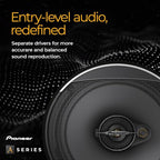 A-Series Standard TS-A6881F 6” x 8” 4-Way Speakers (Pair) – 350W Max, Balanced Sound + Smooth Treble, Enhanced Bass, Great Stock Replacement