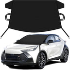 Car Snow Cover Compatible for Chrysler CH-R | Windshield Cover for Ice and Snow with S-Hook Straps | Heavy-Duty 600D Oxford Winter Car Cover, Waterproof & Anti-Slip