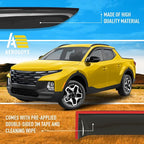 Extra Durable Window Deflectors Tape-On Window Visors Rain Guards Fit for Hyundai Santa Cruz 2022-2026, Sun Visors, Wind Vent for Shades, Exterior Car Accessories - 4pcs. AG0727