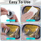 2 Pcs Heart Shaped Blind Spot Mirrors Car Side Mirror Blindspot Universal Fit Adjustabe Angle Convex Rearview Mirror for Enhanced Safety Stick Cute Automotive Exterior Accessories for Cars SUVs Trucks