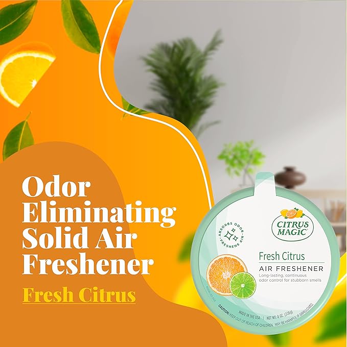 2-Pack Solid Air Freshener, 8-Ounce, Citrus