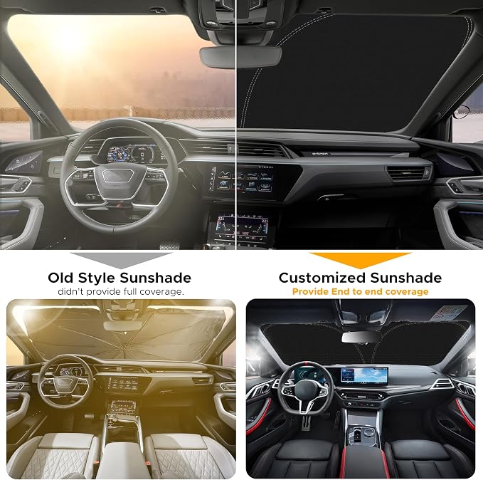 Windshield Sunshade for Aston Martin DBX, DBX707 2021-2022, 2023, 2024 Sun Visor for Front Window Sun Shade Cover, UV Blocker & Protector, Car Accessories