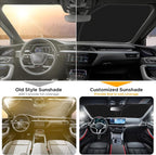 Windshield Sunshade for Aston Martin Vanquish, Vanquish S 2014-2016, 2017, 2018 Sun Visor for Front Window Sun Shade Cover, UV Blocker & Protector, Car Accessories