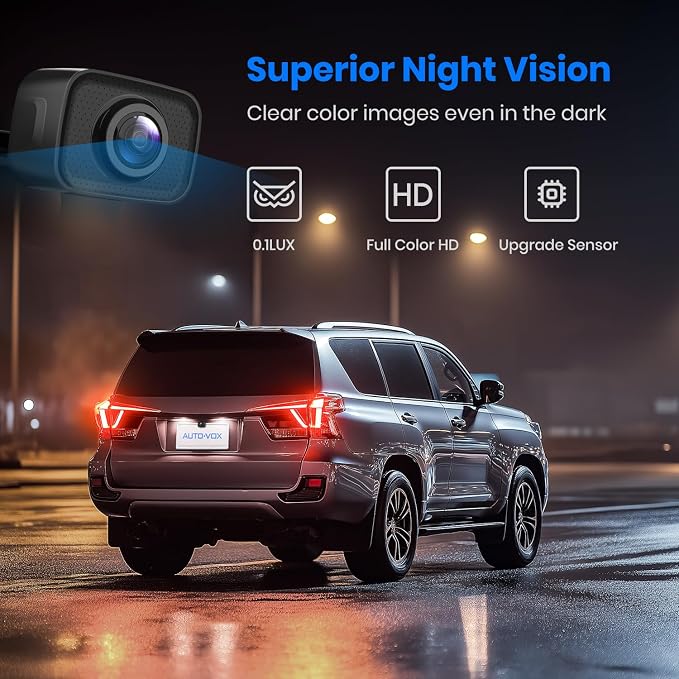 CS-2 Wireless Backup Camera with 4.3" Car Monitor, Easy Install Stable Digital Signal Back Up Camera System, Super Night Vision Reverse Cam for Truck, SUV, Van, Trailer | Stable Digital Signal Back Up Camera System, Super Night Vision Reverse...