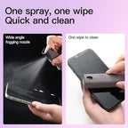 CUIUD Screen Cleaner Kit, Two in One Screen Cleaner Spray and Wipe, Touchscreen Mist Cleaner Spray Bottle for Phone/Laptop/Tablet/TV/Monitor/Car Screens(Grey)
