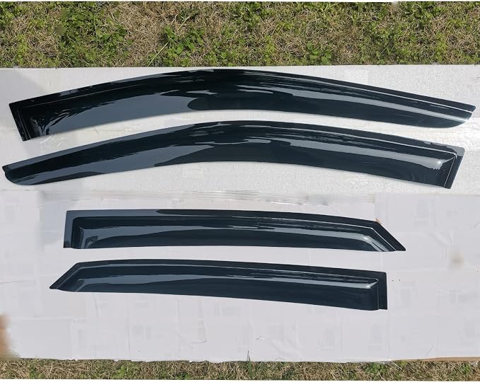 Side Car Window Visor Vent Deflectors Rain Guards Compatible with Lexus RX 350 350h 500h 2023 2024 2025 2026, Vent Deflector Window Rain Guard Sun Shade Visors, Car Accessories 4PCS-Smoke
