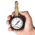 RS60XA Professional Tire Pressure Gauge with Protective Rubber Guard (60 PSI)