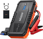 S8 Car Battery Jump Starter 1500A – Portable 12V Lithium Jump Box with 3 Mode Flashlight, Power Bank & Smart Jumper Cables - for 6.0L Gas and 3.0L Diesel Engines