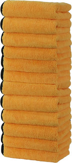 Professional Grade Microfiber Towels for Car, 16" x 16", 12 Pack, 440 GSM