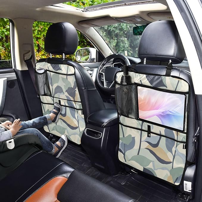 Kick Mats Backseat Protector with Anti Kick Design Offering Safety and Space for Backseat Essentials