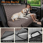Dog Car Seat Cover for Back Seat - Waterproof Car Seat Protector for Child Carseat & Pets, Nonslip Car Seat Covers for Mid-Size Cars & Mid-Size SUVs