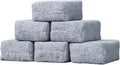 Foam Applicator Pads for Cars Gray Dressing and Wax Applicators for Car Detailing Interior and Exterior Use, 4 x 3 x 1.5 Inch - 6 Pack