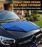2-Pack Long-Reach Pro Car Drying Towels, 48"x32" Extra Large Super Absorbent Towels, High GSM Twisted Loop, Streak-Free Single-Sided Microfiber for Car Detailing, SUV, Truck (Dark Blue)