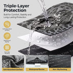 Car Seat Cover Protector, Waterproof Sweat Towel Seat Cover for Gym, Sports, Beach, Universal Front Seat Cover for Cars, Trucks, SUVs, Leather Seats(Gray Leopard)