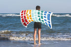 Children Beach Towel - 100% Cotton Super Soft Absorbent Bath Towel, 28" x 58" Inch Lightweight for Travel, Official Licensed Product, Multi - LEGO®