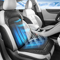 Coverado Upgraded Cooling Car Seat Cover，12V-24V Ventilated pad Built with 8 Turbo Fans, 3-Speed Dual Blowing & Suction for Effective Cooling Universal Black Cushion, Great for Summer Driving