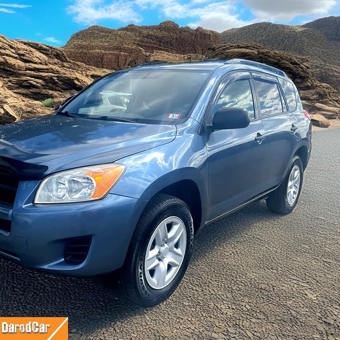 Side Car Window Visors Rain Guards for 2006-2012 Toyota RAV4 XA30 Wind Deflectors Vent Window Shades