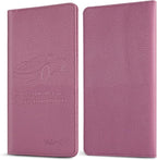 Premium Car Registration and Insurance Card Holder, Car Document Holder for Cards, Driver License & other Essential Documents (Purple)