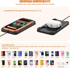 15w Fast Car Wireless Chargers Charging pad Non Slip Charger for Car Wireless Phone Charger for iPhone 17/16/15/14/13/12 Pro, SE3/SE2/XS/X/XR/8, 100cm Cable