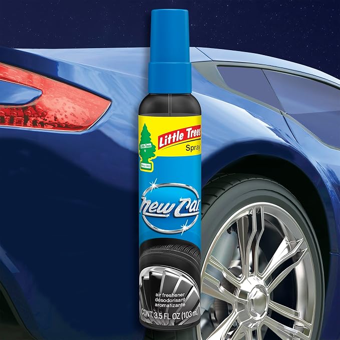 Car Air Freshener | Spray Provides a Long-Lasting Scent for Auto or Home | On-the-go Freshness | New Car Scent, 6 Air Fresheners