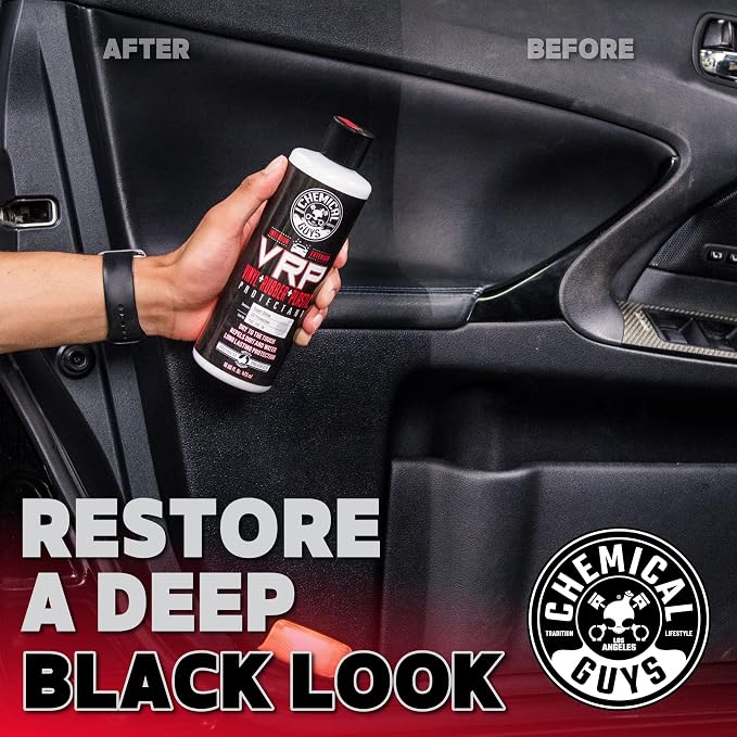 TVD_107_16 VRP Vinyl, Rubber and Plastic Non-Greasy Dry-to-the-Touch Long Lasting Super Shine Dressing for Tires, Trim and More, Safe for Cars, Trucks, SUVs, RVs & More, 16 fl oz