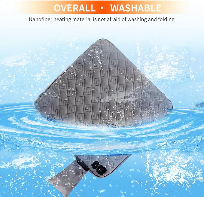 Seat Cushion,Office Chair Cushions Butt Pillow for Long Sitting,Non-Slip Sciatica & Back Coccyx Cushion for Tailbone Pain Relief Heated Chair Pad,Seat Warmer for Home Seat Cushion-Dark Grey