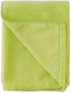 Pet Grooming Microfiber Towel, Embroidered Collection, X-Large,41x23.5, Lettuce Green (Pack of 2)