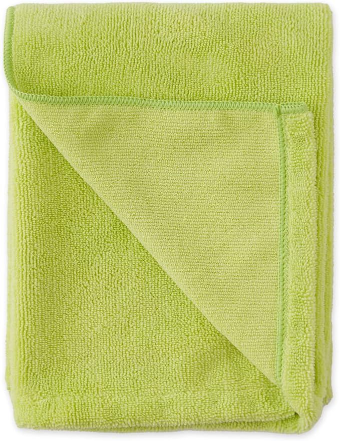 Pet Grooming Microfiber Towel, Embroidered Collection, X-Large,41x23.5, Lettuce Green (Pack of 2)