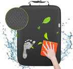 Kick Mats Back Seat Protector, Waterproof Oxford Seat Back Protector, Car Seat Back Protector for Kids, Back of Seat Protector for Kids Feet Car Seat (Black A -1pc)