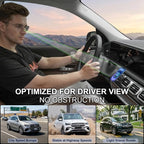 15W Magsafe Car Mount Charger for Mercedes-Benz 2020-2026 GLE GLS, Magnetic Wireless Car Charger, 360° Rotation Car Phone Holder, No-Damage Installation, Exclusive Custom Fit for GLE GLS Accessories