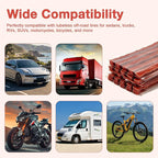 Sixzoo 30 PCS Tire Plugs Heavy Duty, 8" X 0.24" Tire Repair Plugs, Rubber Tires Plug, Tires Repair Strings for Tubeless Puncture Car, RV, SUV, ATV, Motorcycle, Truck,Tractor (Brown)