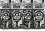 Car Fresheners, Hanging Air Freshener, Black Frost Scent 12 Pack, Great for Cars, Trucks, SUVs, RVs, Home, Garage, Workspace, Dorm Room & More (4 x 3 Packs)