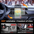 for MagSafe Car Mount Magnetic Phone Holder for Car [2026 Upgraded 22X Magnets & Double-Hooks] Phone Holders for Your Car Stand for Dashboard Vent GPS for iPhone 17/16/15/14/13 Android Apricot