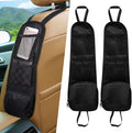 Car Seat Side Storage Pocket, Car Multifunctional Seat Organizer Hanging Bag, Auto Mobile Phone Wallet Sunglasses Mesh Net Pocket, Auto Accessories for Cars SUVs Trucks (Black-1, 2PCS)