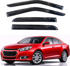 KPY Rain Guards Fit for 2013-2015 Chevrolet/Chevy Malibu, Out-Channel Window Visors Vent Wind Deflectors 4PC, Car Accessories for 2016 Malibu Limited