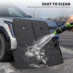 Backrest & Cargo Mats for Kia EV9 2024-2026, All Weather TPE Easy Clean Durable No-Curling Custom Fit for Kia EV9 2026 2025 2024 Trunk Liners & Seatback, Black