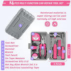 298PCS Roadside Emergency Car Kit- Car Emergency Kit with Jumper Cables, Roadside Emergency Kit for Vehicles, Emergency Car Kit, Car Safety Kits, Gloves,Tow Strap,Tool Kit,Reflective Warning Triangle