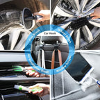 33Pcs Car Wash Detailing Kit Cleaning Kits with Foam Gun Sprayer Brush Large Wash Mitt Towels Complete Interior Exterior Car Washing Supply Set Blue